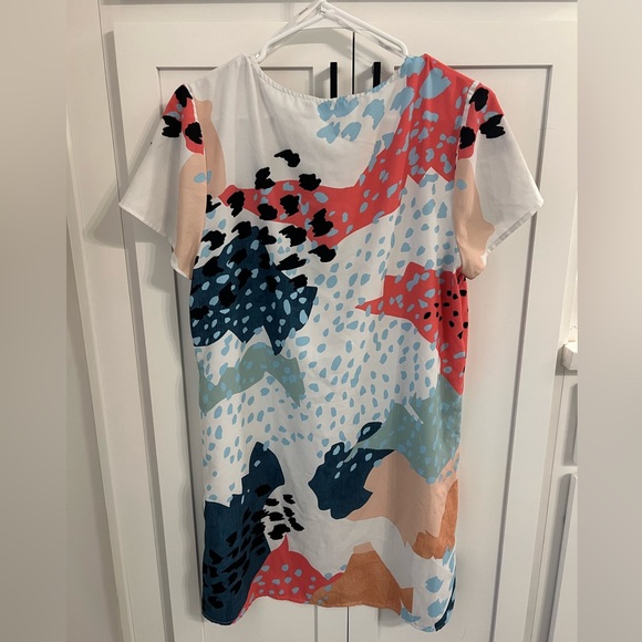 MINKPINK Coral Sea Print Shift Dress - Picture 2 of 2